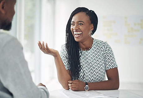 Woman talking - Mayberry IPOs and Bonds
